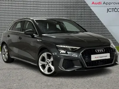 Used Audi A3 S-Line 150 HP (110 kW) 2021 Grey Sedan