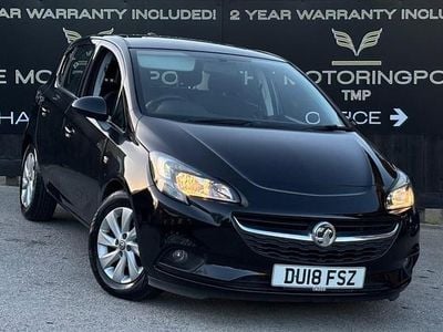 Black Used 2018 Vauxhall Corsa Design Edition Hatchback | £6,495 (Fair price)