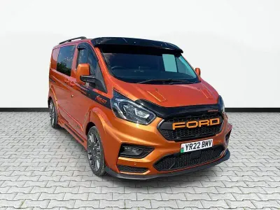 Used Ford Transit Custom Limited 185 HP (136 kW) 2022 Orange Van