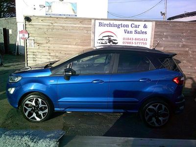Blue Used 2018 Ford Ecosport ST-Line SUV | £7,495 (A bit pricey)