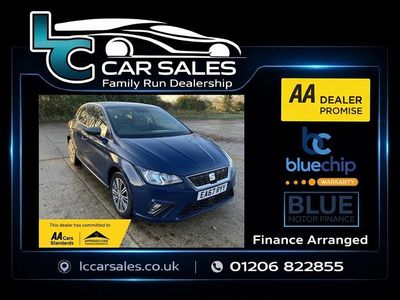 Used Seat Ibiza XCELLENCE 95 HP (69 kW) 2017 Blue Hatchback