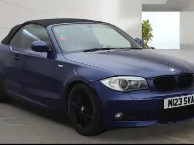 Used BMW 123 Cabriolet M Sport 204 HP (150 kW) 2012 Blue Cabriolet