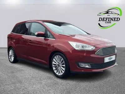 Used Ford Grand C-Max Titanium 150 HP (110 kW) 2016 Red MPV