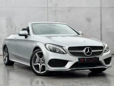 Used Mercedes C250 AMG Line Premium Plus 2018 Silver Cabriolet