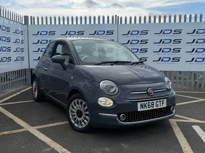 Used Fiat 500 Lounge 69 HP (50 kW) 2018 Grey Hatchback