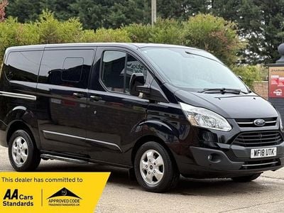 Black Used 2018 Ford Tourneo Custom Titanium Van | £14,490 (Super price)