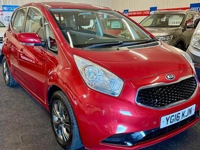 Used Kia Venga 89 HP (65 kW) 2016 Red Hatchback