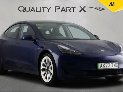 Blue Used 2022 Tesla Model 3 Long Range AWD Sedan | £16,996 (Fair price)