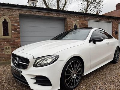 Used Mercedes E220 AMG line 194 HP (142 kW) 2018 White Coupe