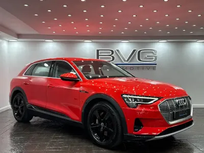 Used Audi e-tron Advanced 300 kW (408 HP) 2019 Red SUV