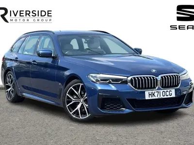 Used BMW 520 M Sport 190 HP (139 kW) 2021 Blue Sedan