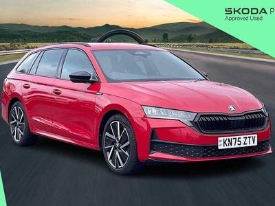 Used Skoda Octavia SportLine 147 HP (108 kW) 2025 Velvet red metallic Estate
