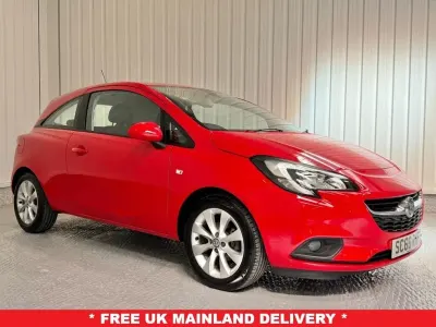 Used Vauxhall Corsa 75 HP (55 kW) 2017 Red Hatchback