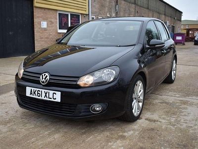Used VW Golf VII Match 122 HP (89 kW) 2012 Black Hatchback