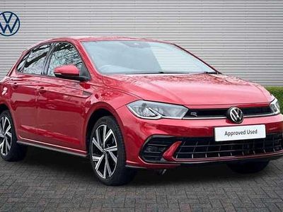 Used VW Polo R-line 95 HP (69 kW) 2022 Red Hatchback