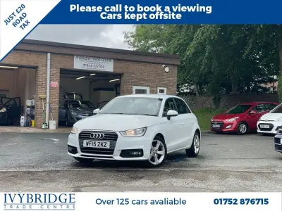Used Audi A1 Sportback Sport 116 HP (85 kW) 2015 White Hatchback
