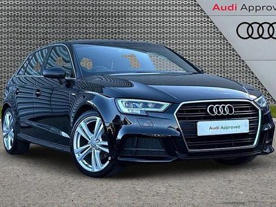 Used Audi A3 S-Line 148 HP (108 kW) 2019 Black Hatchback