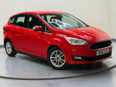 Used Ford C-MAX Zetec 120 HP (88 kW) 2016 Red MPV