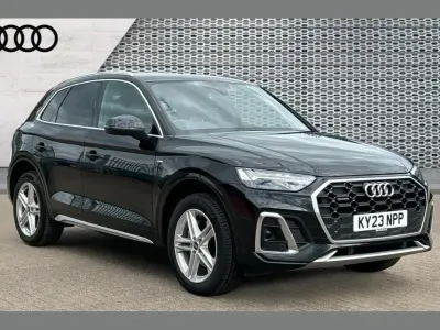 Used Audi Q5 S-Line 204 HP (150 kW) 2023 Mythos black SUV