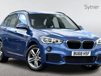 Used BMW X1 M Sport 148 HP (108 kW) 2019 Blue SUV