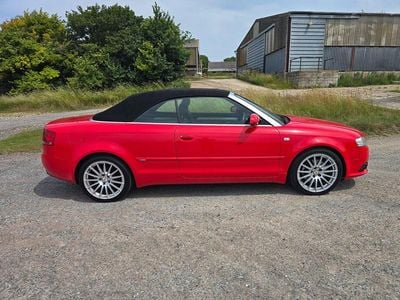 Used Audi A4 Cabriolet S-Line 2006 Red Cabriolet