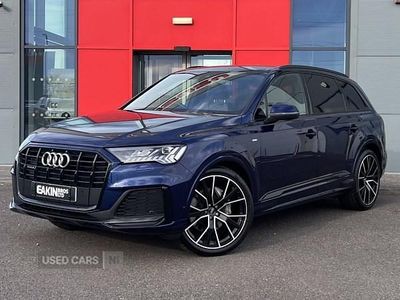 Begagnad Audi Q7 S-Line 286 HK (210 kW) 2022 Blå SUV