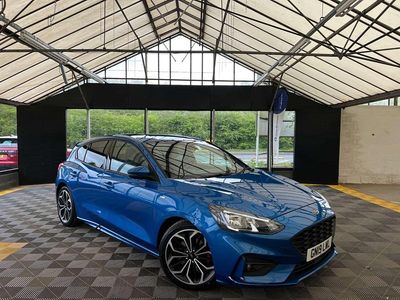 Used Ford Focus ST-Line X 150 HP (110 kW) 2019 Blue Hatchback