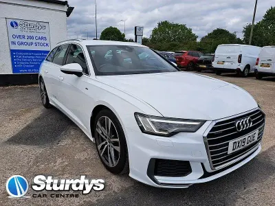 Used Audi A6 S-Line 286 HP (210 kW) 2019 White Estate