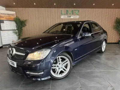 Käytetty Mercedes C220 AMG 2012 Sininen Sedan