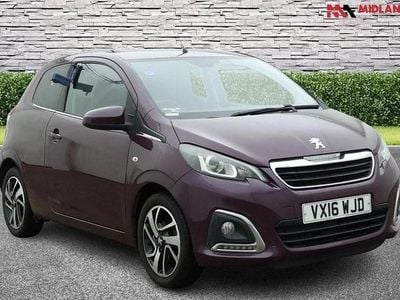 Used Peugeot 108 Allure 82 HP (60 kW) 2016 Purple Hatchback