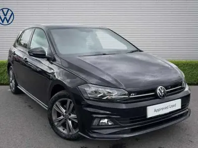 Used VW Polo R-line 110 HP (80 kW) 2021 Black Hatchback