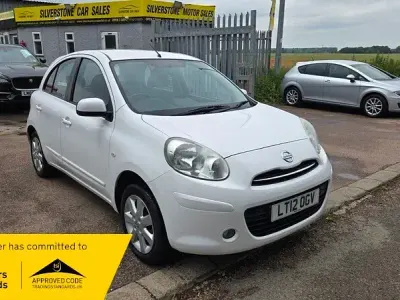 Used Nissan Micra Acenta 80 HP (58 kW) 2012 White Hatchback