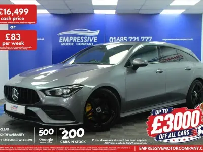 Used Mercedes CLA220 Shooting Brake AMG line 2020 Grey Estate