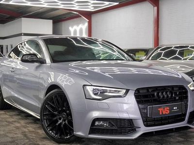 Used Audi A5 Black Edition 177 HP (130 kW) 2015 Silver Coupe