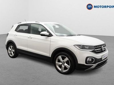 White Used 2021 VW T-Cross SEL SUV | £14,349 (Fair price)