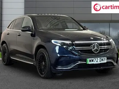 Used Mercedes EQC400 AMG line 300 kW (408 HP) 2023 Blue SUV