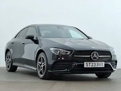 Used Mercedes CLA250e AMG Line Premium 218 HP (160 kW) 2023 Black Coupe