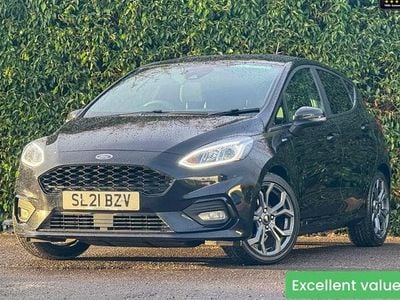 Black Used 2021 Ford Fiesta ST-Line Hatchback | £8,895 (Good price)