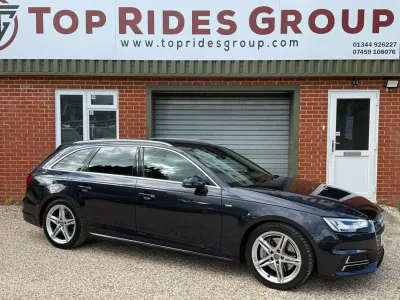 Begagnad Audi A4 S-Line 252 HK (185 kW) 2018 Blå Kombi