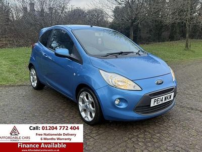 Blue Used 2014 Ford Ka Zetec Hatchback | £3,495 (Fair price)