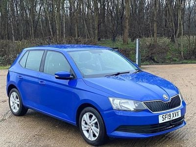 Used Skoda Fabia SE 75 HP (55 kW) 2019 Blue Hatchback