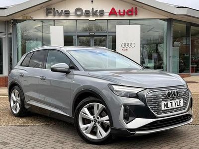 Grey Used 2021 Audi Q4 e-tron S-Line SUV | £22,480 (Fair price)