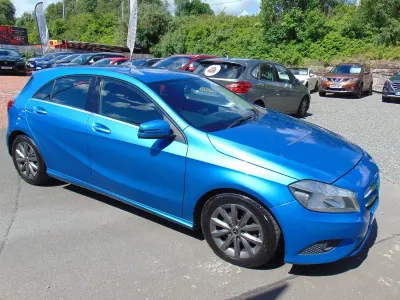 Used Mercedes A180 SE 109 HP (80 kW) 2014 Blue Hatchback