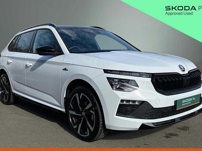 Used Skoda Kamiq Monte Carlo 116 HP (85 kW) 2025 Moon white metallic SUV