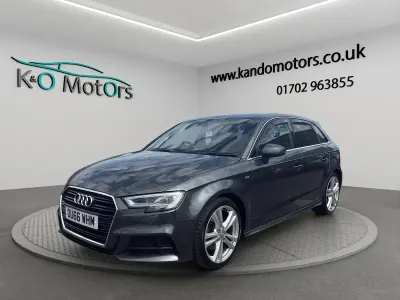 Used Audi A3 S-Line 190 HP (139 kW) 2016 Grey Hatchback