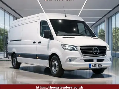 Begagnad Mercedes Sprinter Progressive 2021 Vit Van