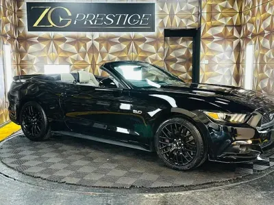 Used Ford Mustang GT Convertible 416 HP (305 kW) 2016 Black Cabriolet
