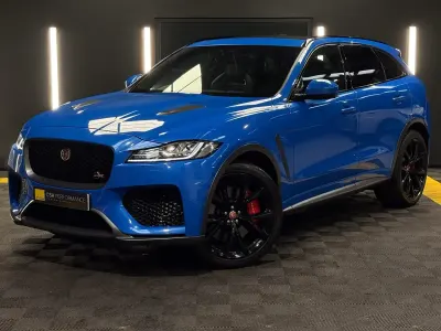 Used Jaguar F-Pace Supercharged 550 HP (404 kW) 2019 Blue SUV