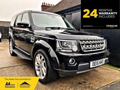 Black Used 2015 Land Rover Discovery 4 HSE SUV | £13,490 (Fair price)