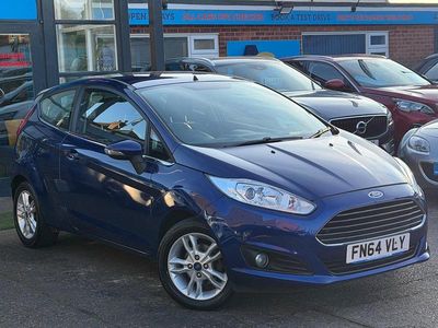 Used Ford Fiesta Zetec 82 HP (60 kW) 2014 Blue Hatchback
